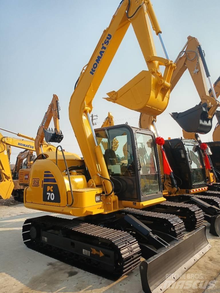 Komatsu PC 70 Kāpurķēžu ekskavatori