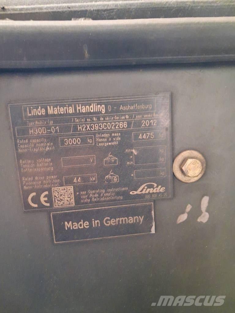 Linde H30D-01 Tehnika ar dīzeļa dzinēju