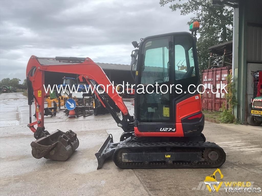 Kubota U 27-4 Mini ekskavatori < 7 t