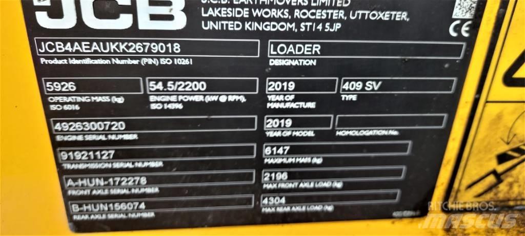 JCB 409 Iekrāvēji uz riteņiem