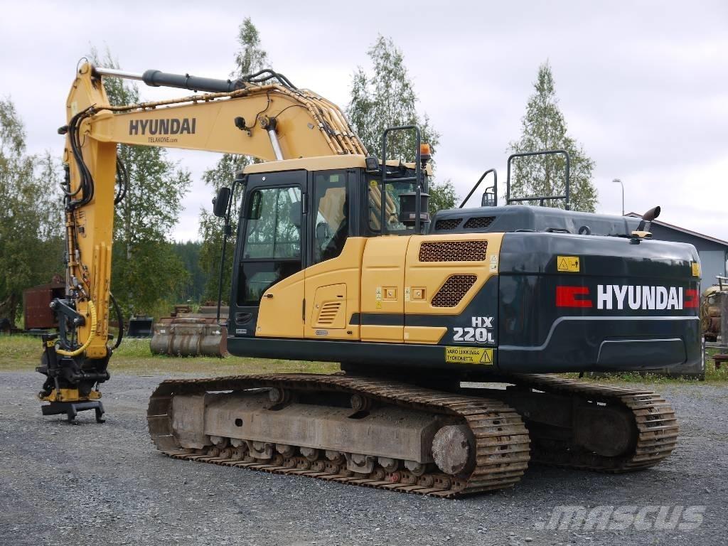 Hyundai HX 220 L Kāpurķēžu ekskavatori