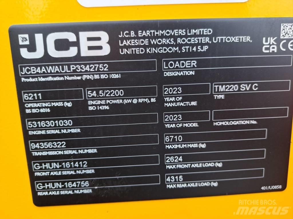JCB TM 220 SV Iekrāvēji uz riteņiem
