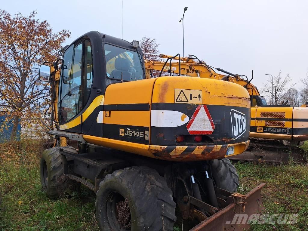 JCB JS 145 W Ekskavatori uz riteņiem