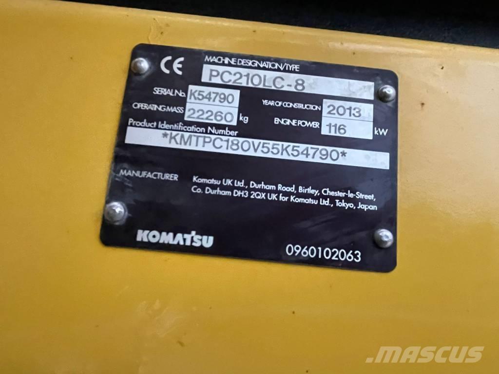 Komatsu LC 210 Kāpurķēžu ekskavatori