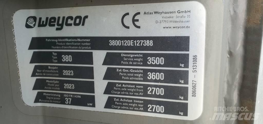 Weycor AR 380 Iekrāvēji uz riteņiem