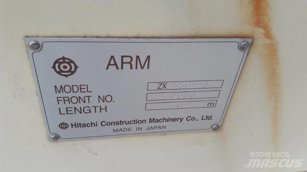 Hitachi ZX 450-3 Šasija un piekare