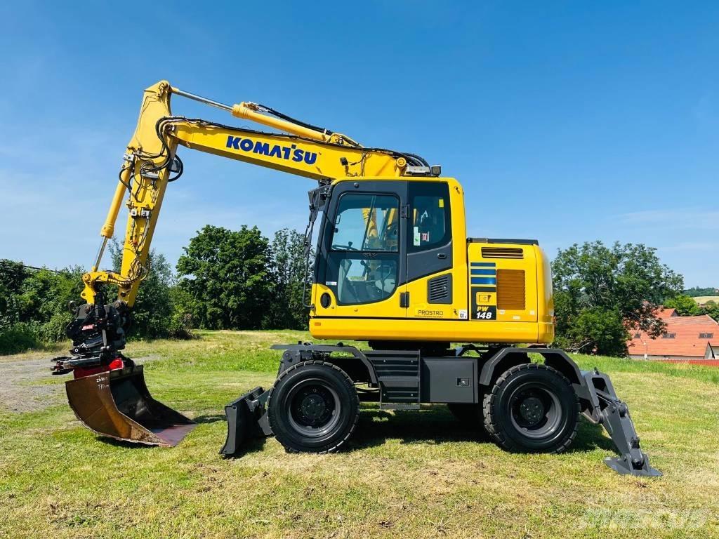 Komatsu PW 148-10 Ekskavatori uz riteņiem