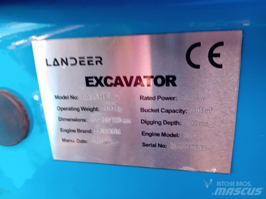  Landeer LA15HE Mini ekskavatori < 7 t
