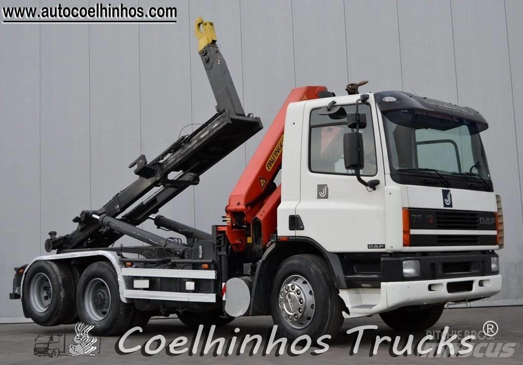DAF 75CF 270 Smagās mašīnas ar konteineriem