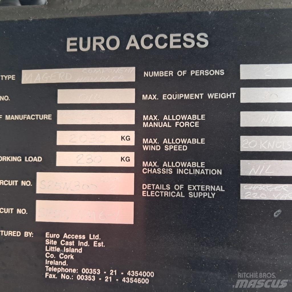 Euro Access Magerd Pacēlājplatformas - piekabes