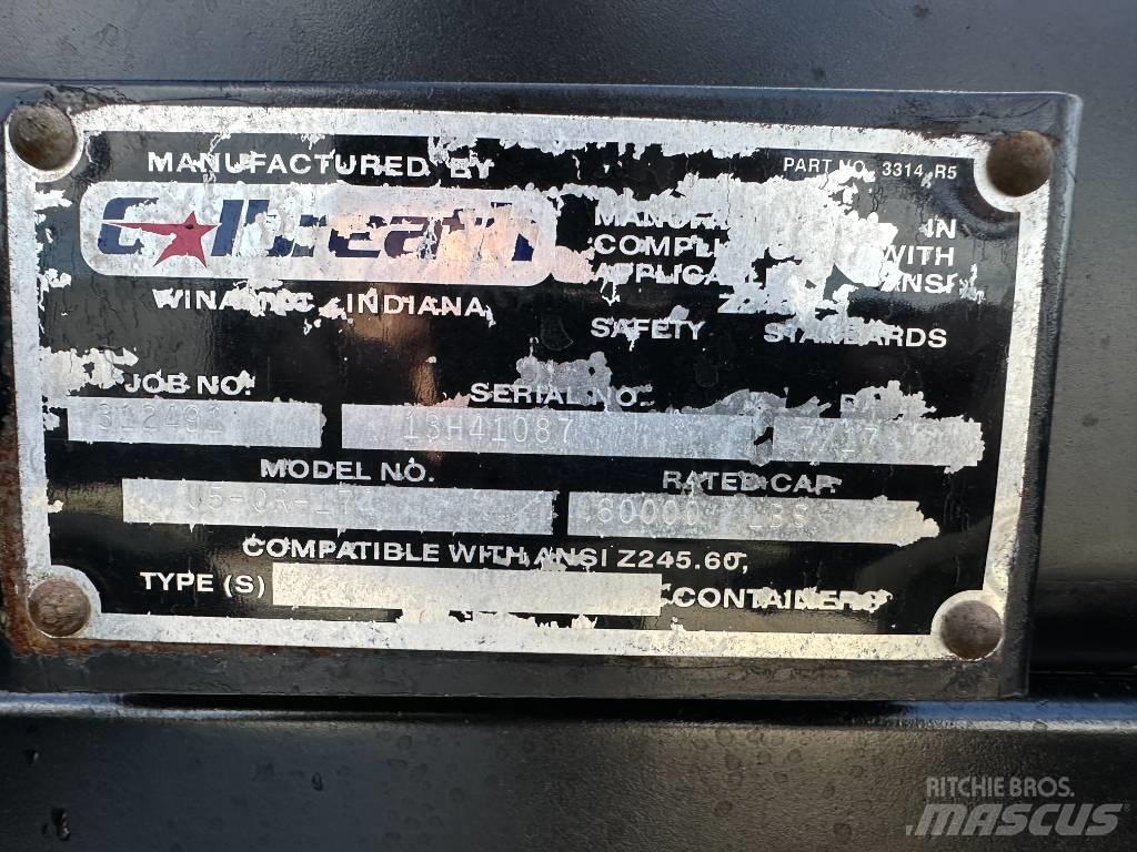 Mack GU813 Kabeļu pacēlājs nomontējamām kravas mašīnām