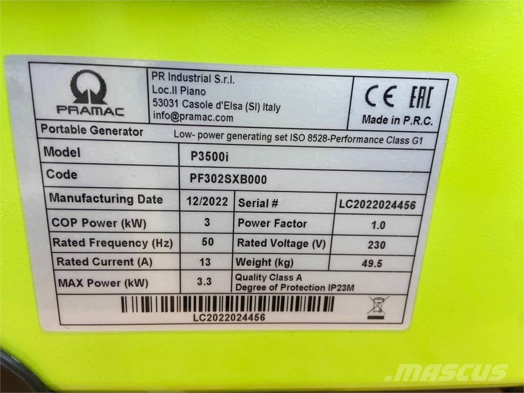 Pramac P3500i Citi ģeneratori
