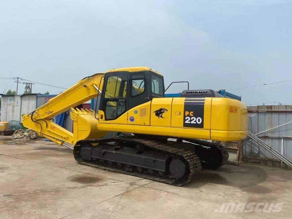 Komatsu pc220-7 Kāpurķēžu ekskavatori