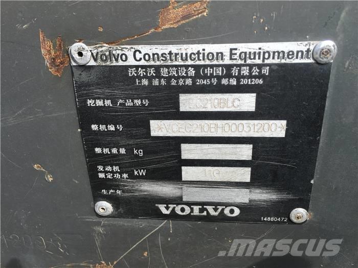Volvo EC 210 B LC Kāpurķēžu ekskavatori