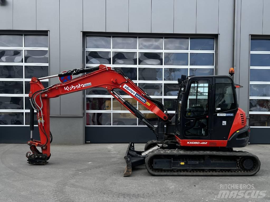 Kubota KX 080-4 | OQ45 Vidēja lieluma ekskavatori 7 t - 12 t