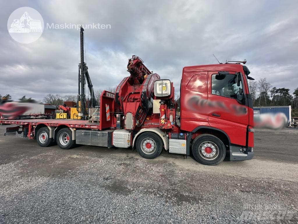 Volvo FH 500 Smagās mašīnas ar celtni