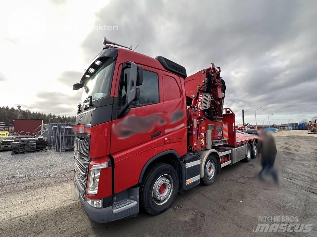 Volvo FH 500 Smagās mašīnas ar celtni