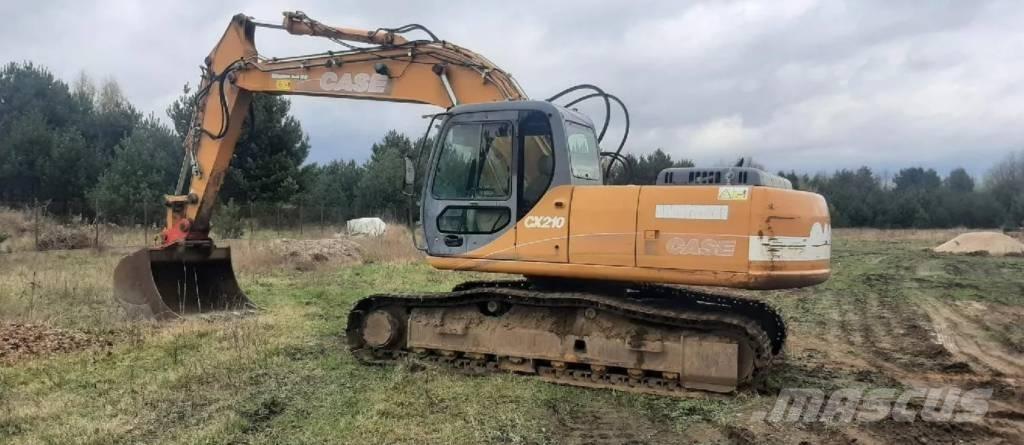 CASE CX 210 Kāpurķēžu ekskavatori