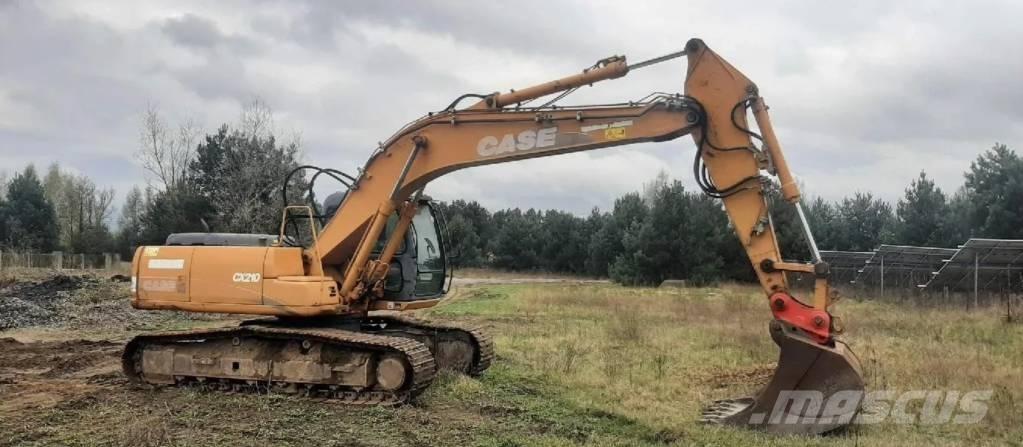 CASE CX 210 Kāpurķēžu ekskavatori