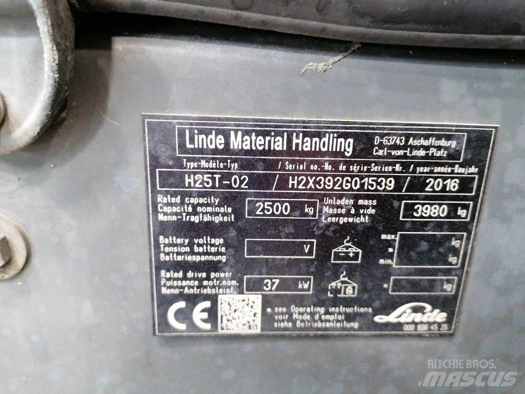 Linde H25T-02 LPG tehnika