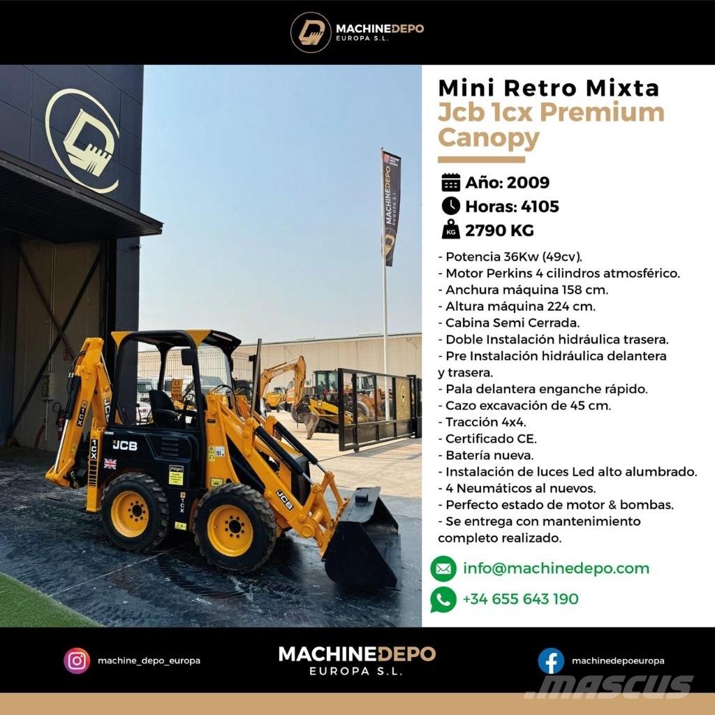 JCB 1 CX Ekskavatori-iekrāvēji