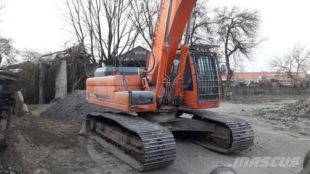 Doosan DX 340 LC Kāpurķēžu ekskavatori
