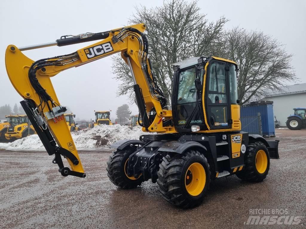 JCB Hydradig 110W Ekskavatori uz riteņiem