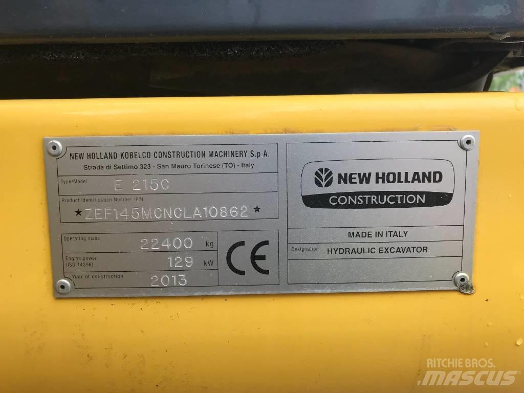 New Holland E 215 C Kāpurķēžu ekskavatori