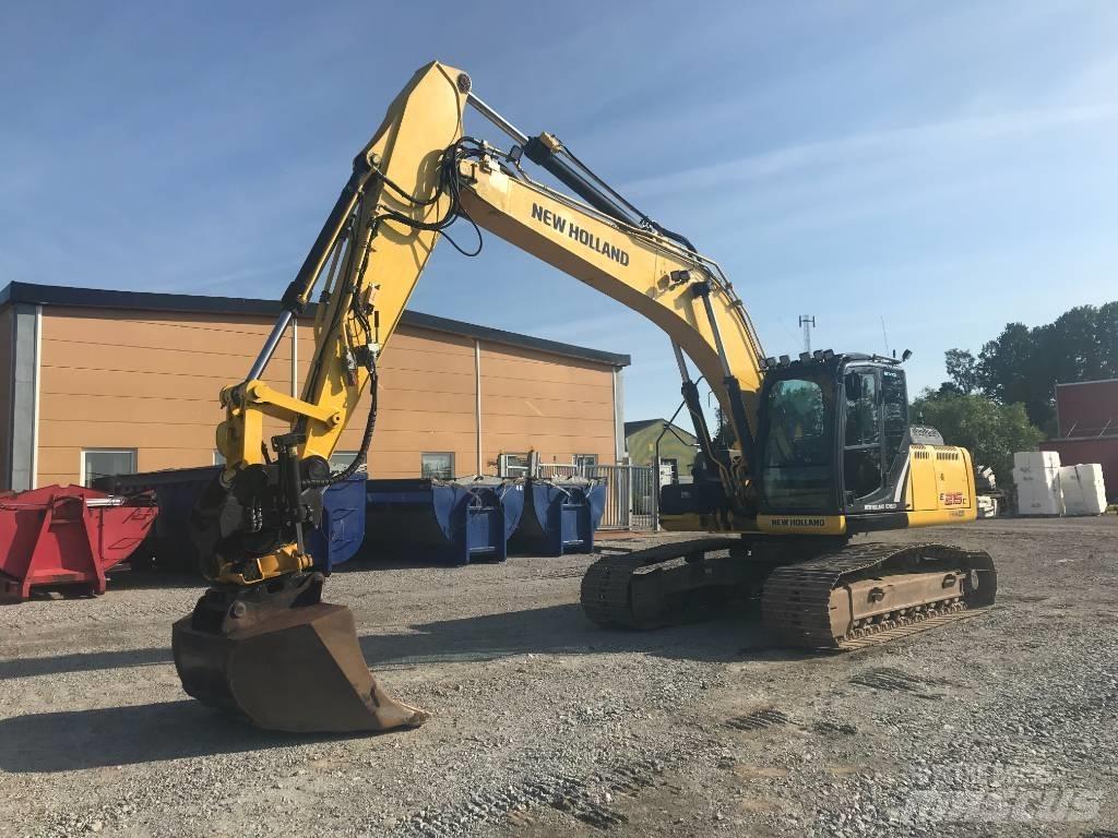 New Holland E 215 C Kāpurķēžu ekskavatori