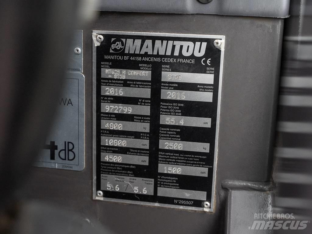 Manitou MT 625 Teleskopiskie manipulatori