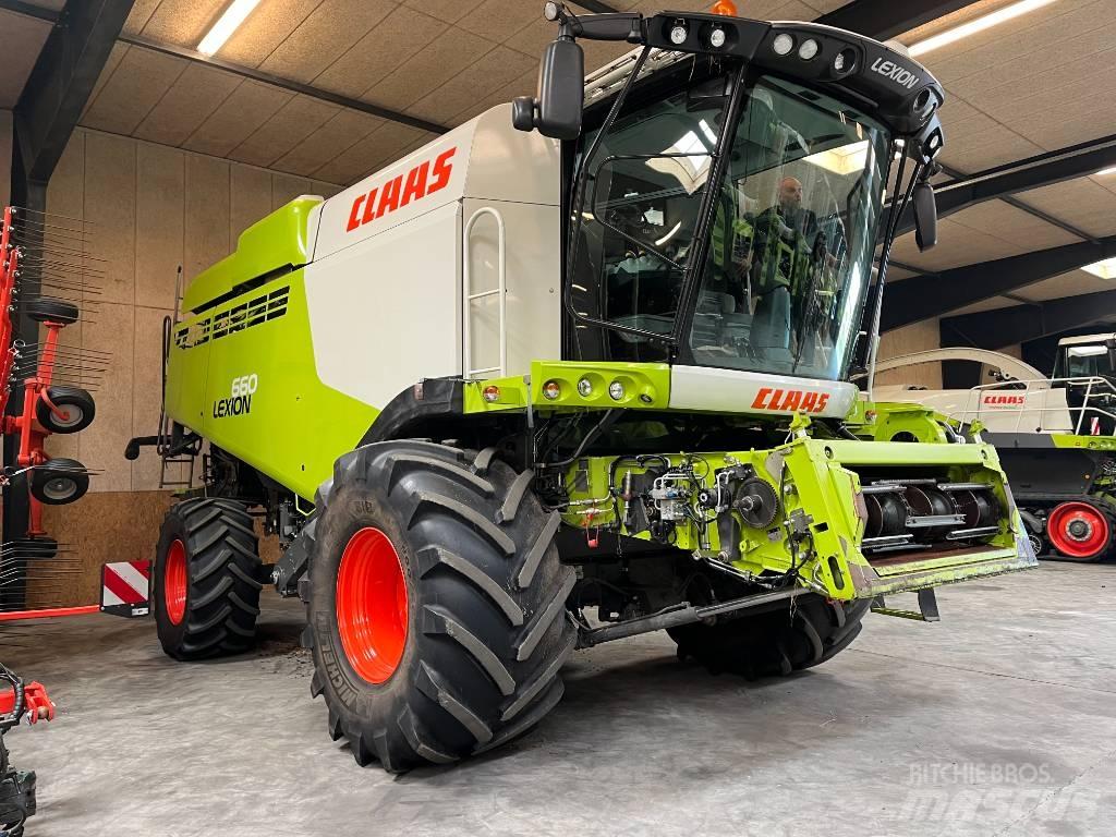 CLAAS LEXION 660 Ražas novākšanas kombaini