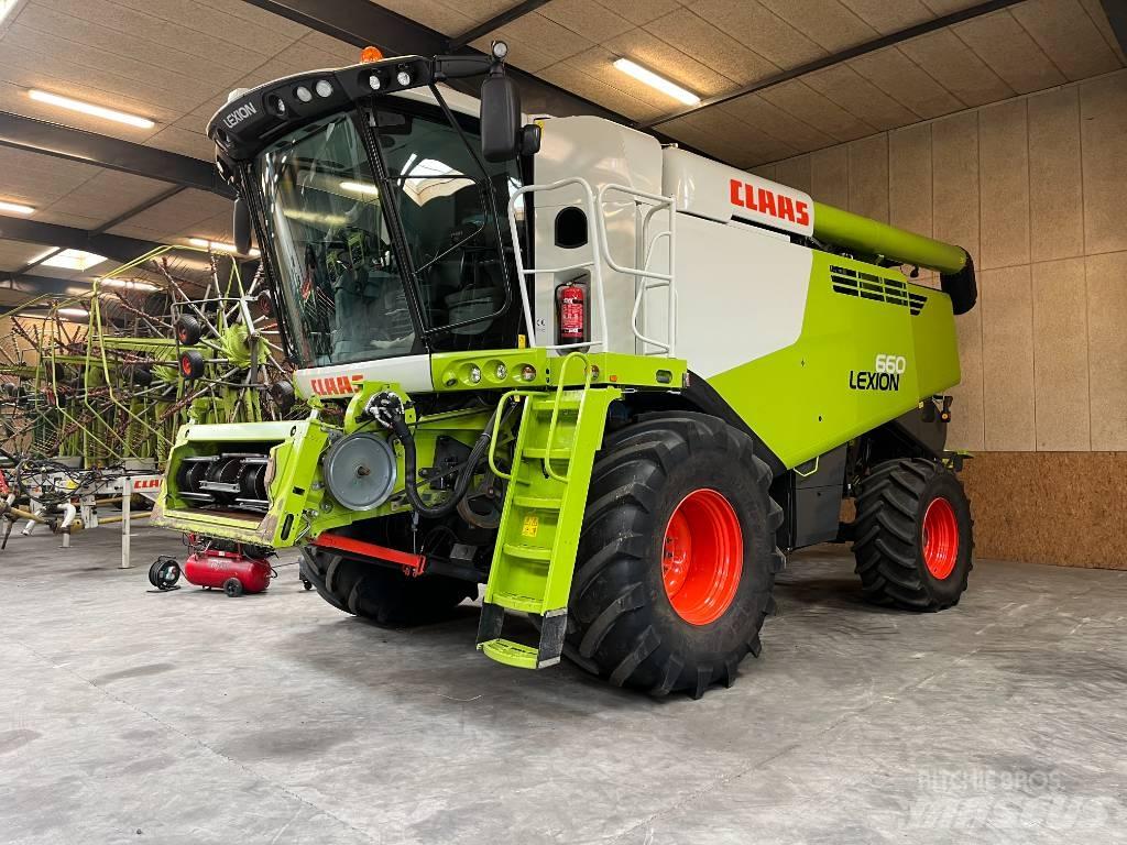 CLAAS LEXION 660 Ražas novākšanas kombaini