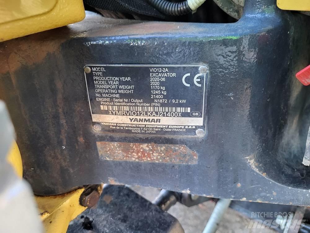 Yanmar Vio 12 Mini ekskavatori < 7 t