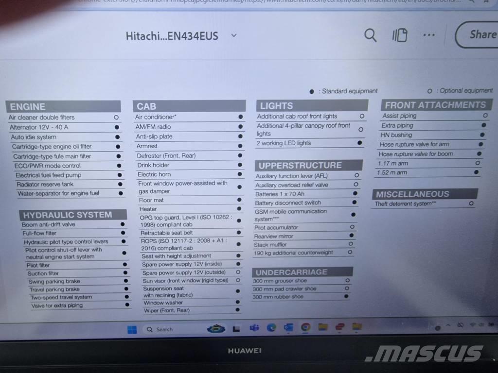 Hitachi ZX 33 U-6 Mini ekskavatori < 7 t