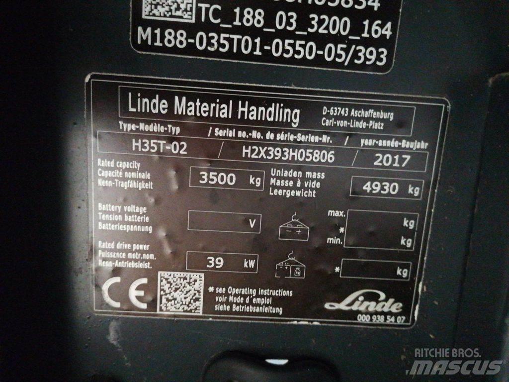 Linde H35T-02 LPG tehnika