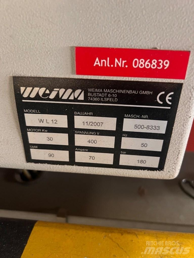 Weima HWV 3000 / WL12 Atkritumu smalcinātāji