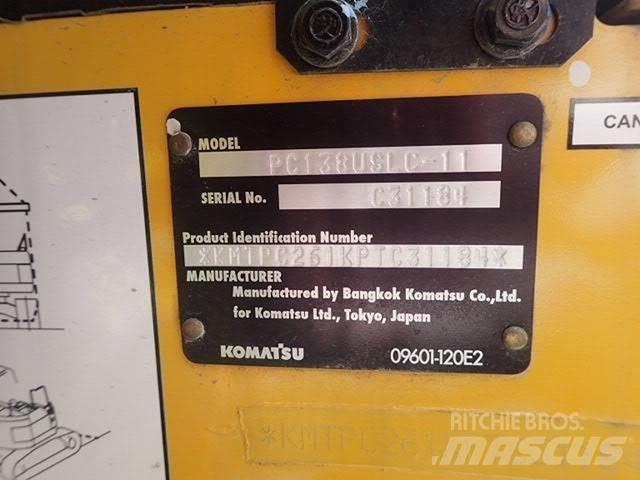 Komatsu PC138USLC-11 Kāpurķēžu ekskavatori