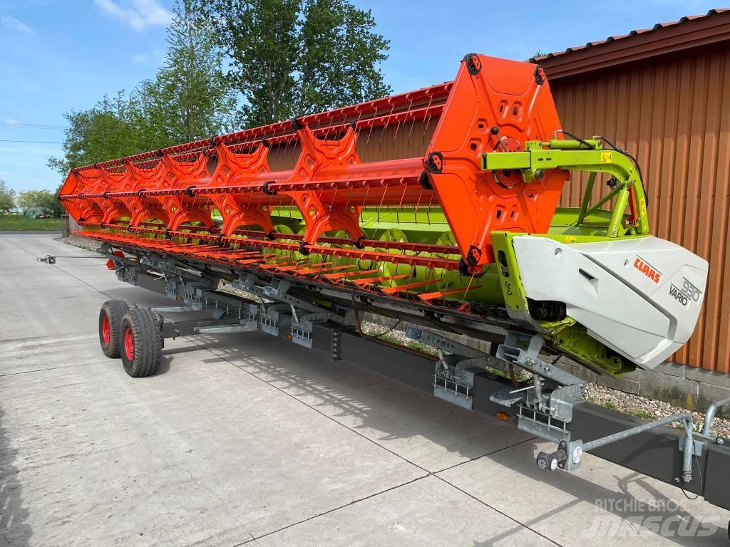CLAAS Vario 930 Ražas novākšanas kombainu papildaprīkojums