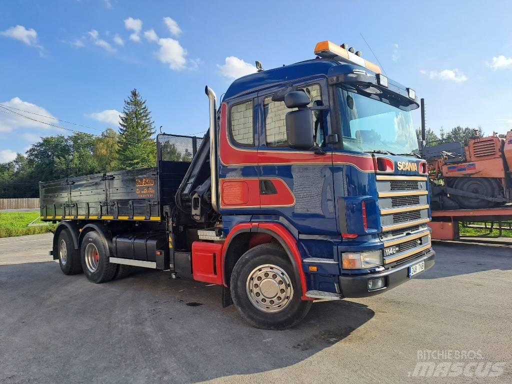 Scania R114 Smagās mašīnas ar celtni