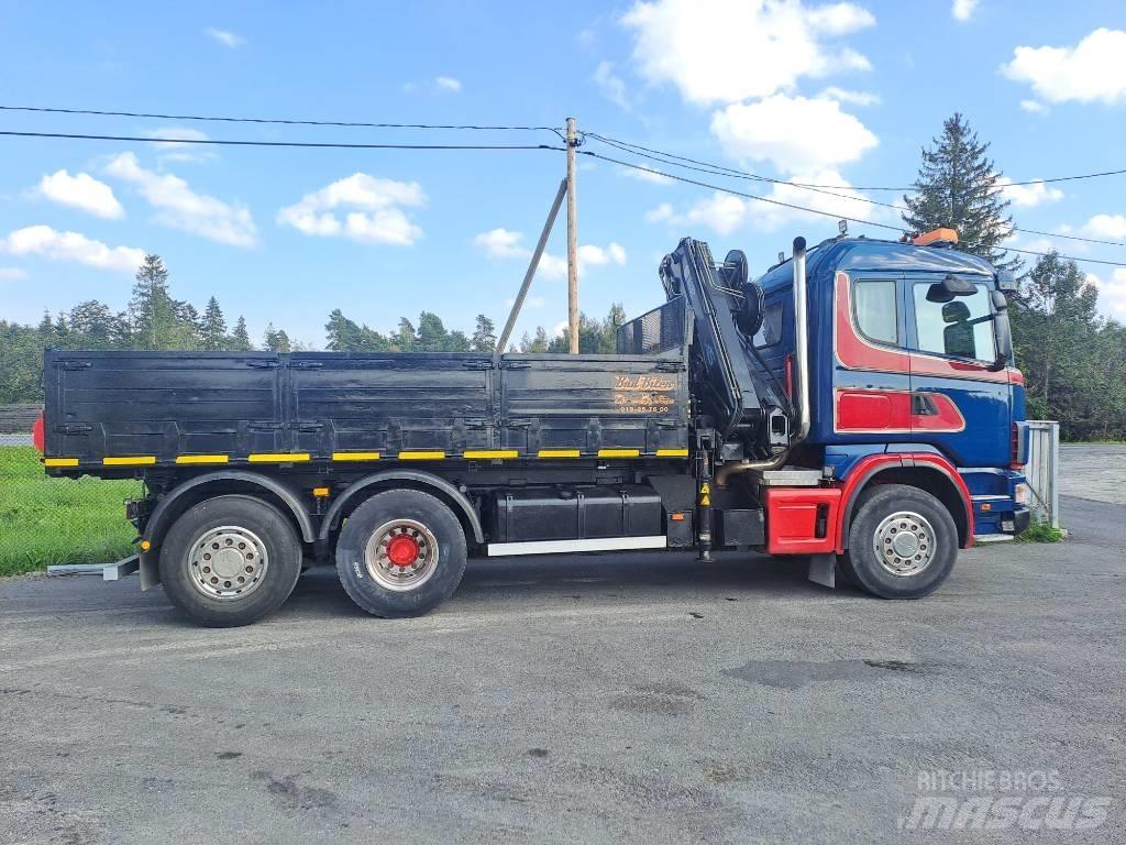 Scania R114 Smagās mašīnas ar celtni