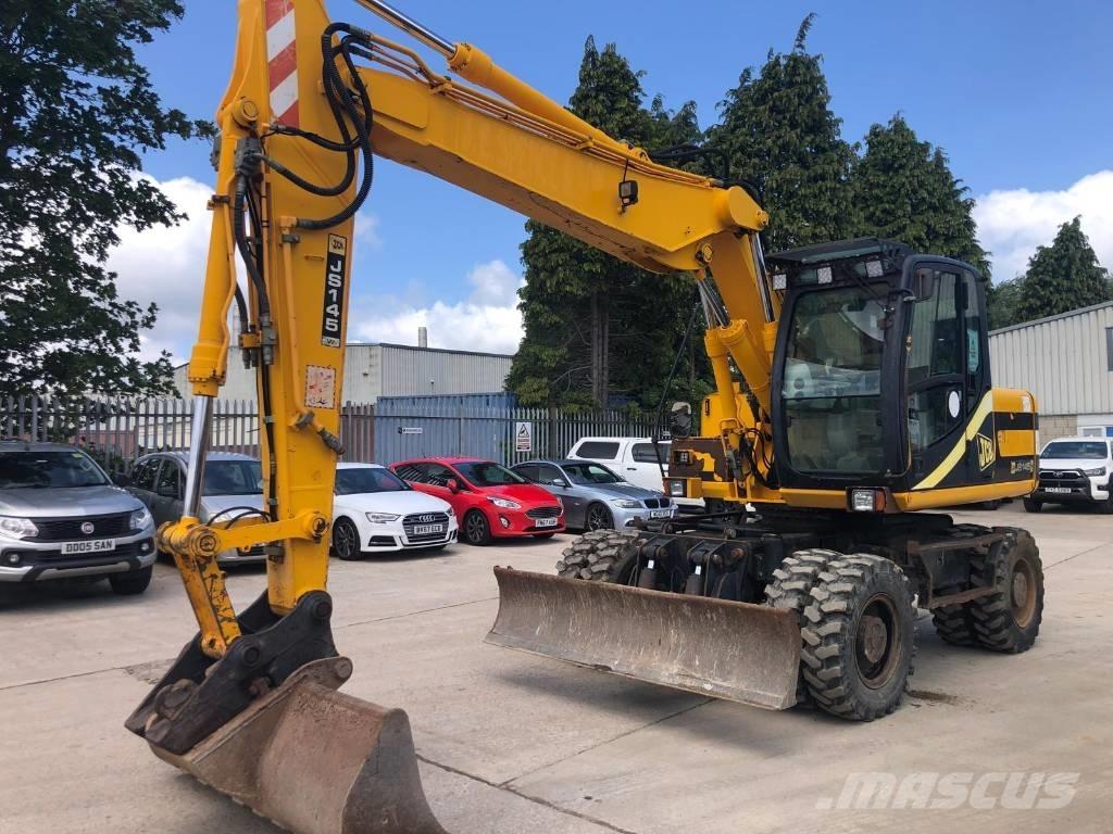 JCB JS145W Ekskavatori uz riteņiem