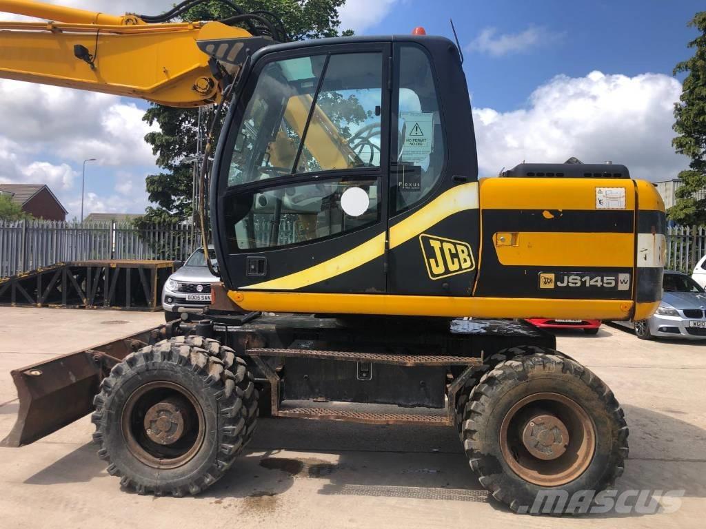 JCB JS145W Ekskavatori uz riteņiem