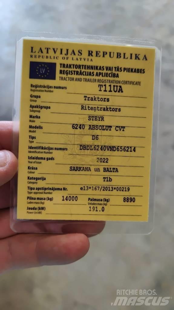  Styre 6240 Traktori