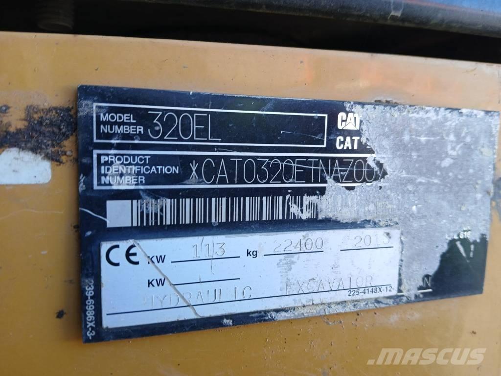 CAT 320EL Kāpurķēžu ekskavatori