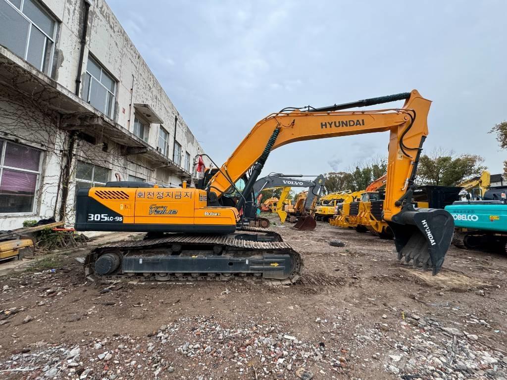 Hyundai 305lc Kāpurķēžu ekskavatori