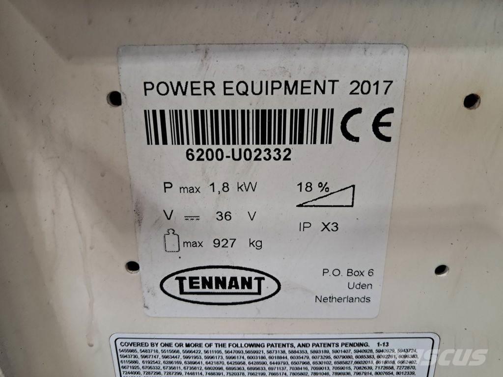 Tennant 6200 Ielu tīrīšanas mašīnas