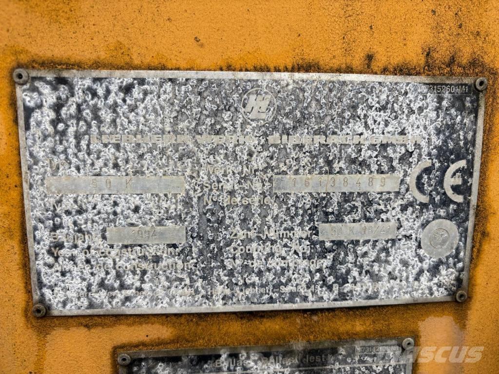 Liebherr 50 K Torņa krāni