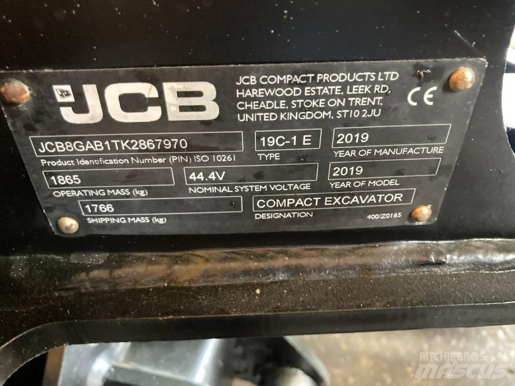 JCB 19 C-IE Mini ekskavatori < 7 t