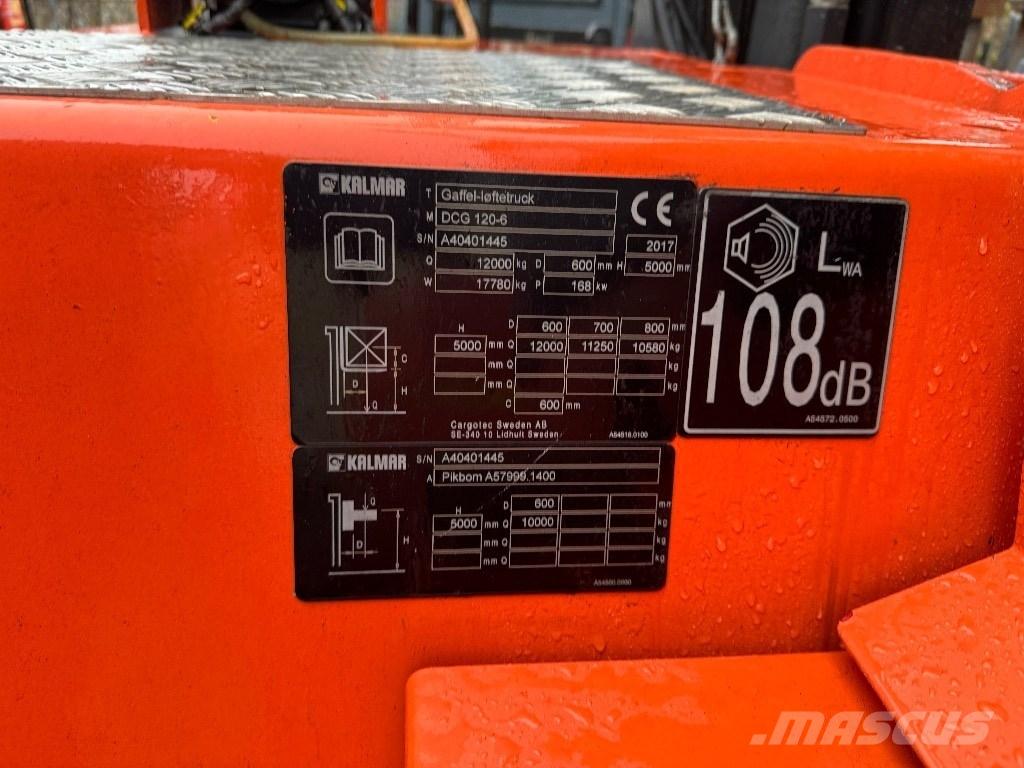 Kalmar DCG120-6 Tehnika ar dīzeļa dzinēju