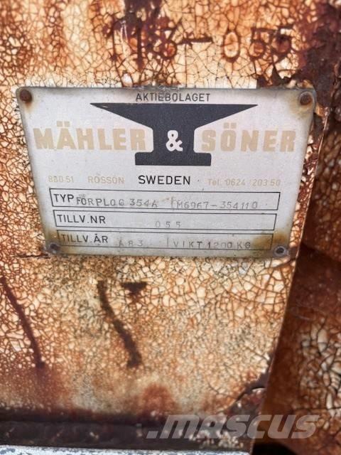  Mähler Spetsplog 3m Grāvju arkli